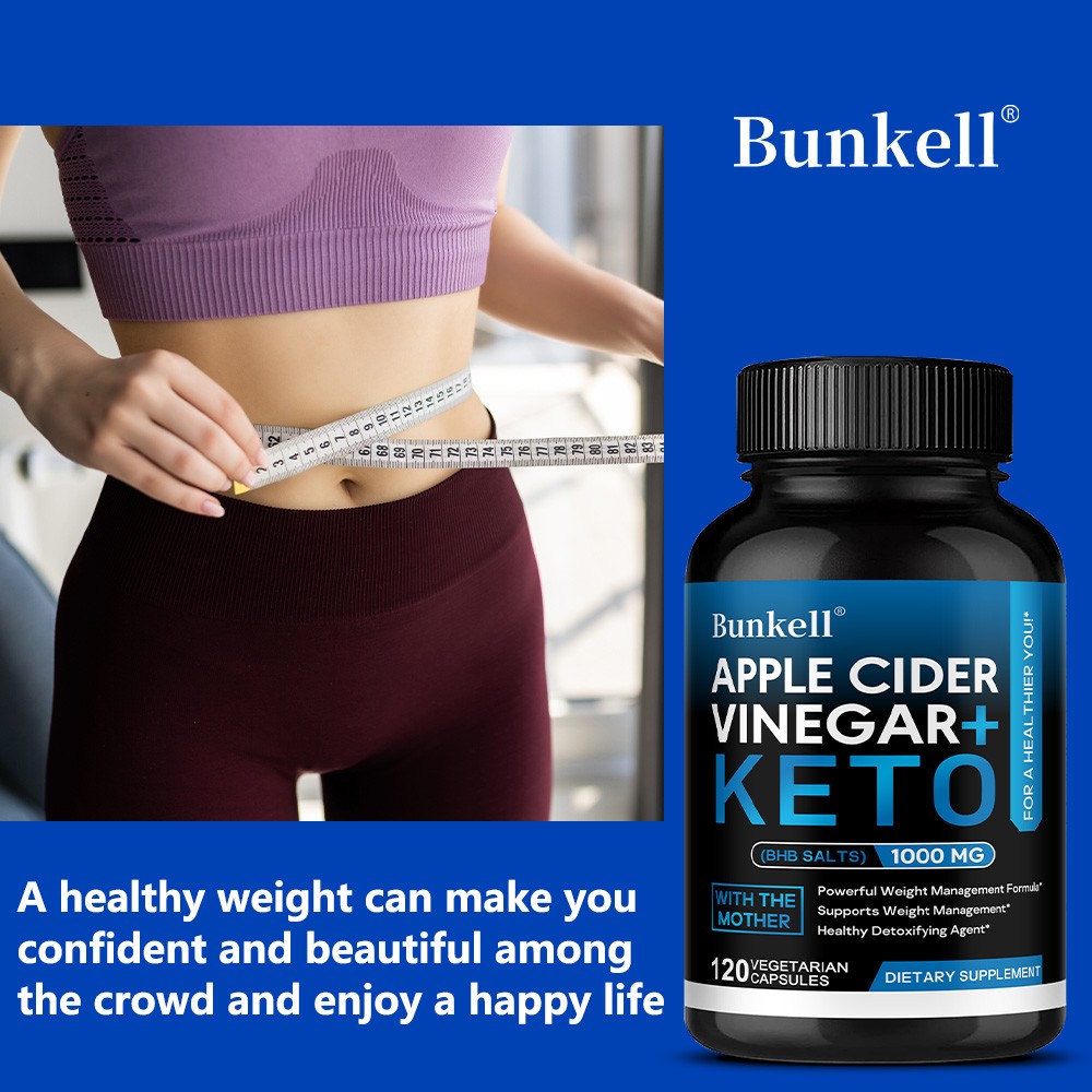 Apple Cider Vinegar BHB Salts Supplement Diet Pills Unisex Support Appetite