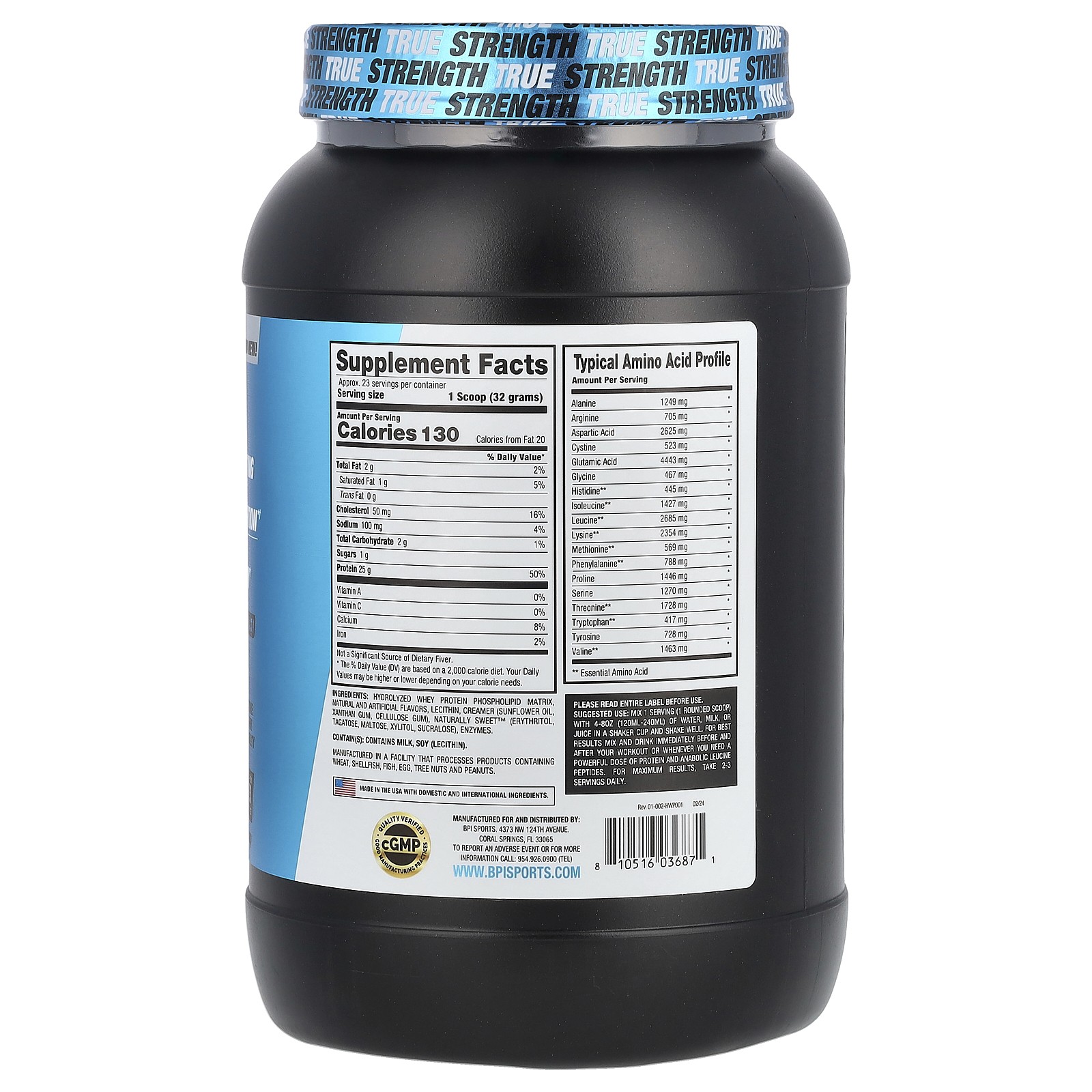 Hydro HD™, Hydrolyzed Whey Protein, Chocolate Lava Cake, 1.62 lbs (736 g)
