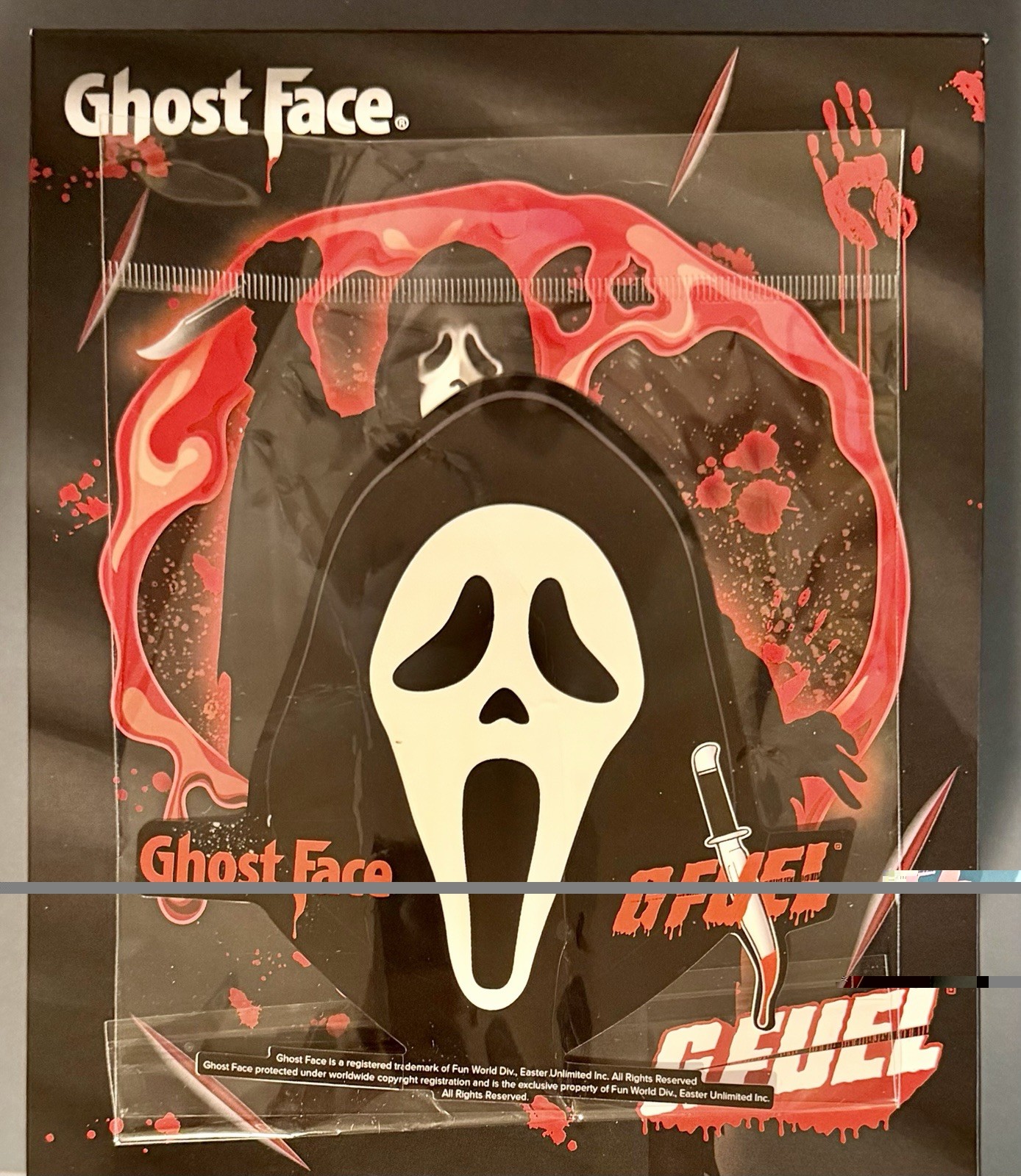 G Fuel Scream Ghost Face Stab Stimulant 2.0 Collector’s Box, Tub, & Sticker