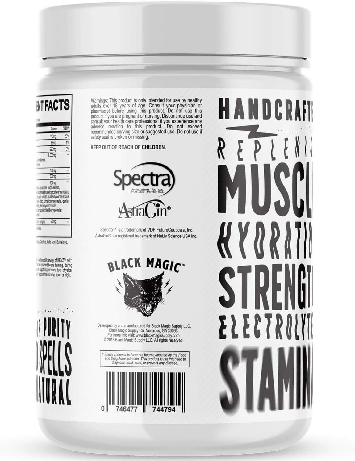 Black Magic Supply Keyz BCAA EAA Amino Acid Blend Recovery Hydration 30 Servings