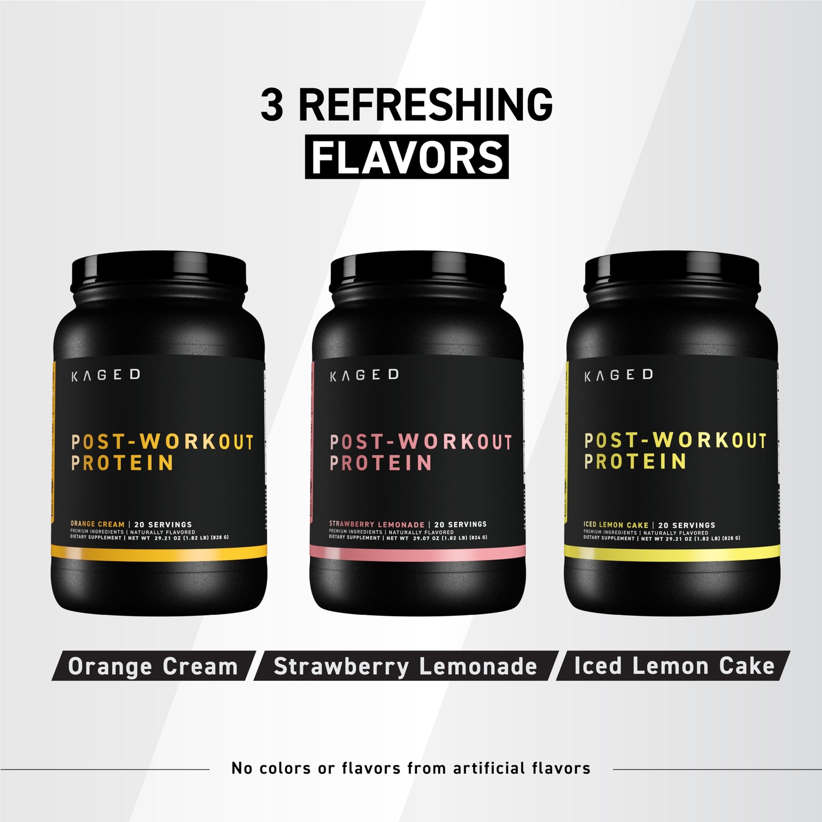 Kaged Post Workout Protein Powder Re-Kaged 28g Whey Protein Creatine Glutamine B