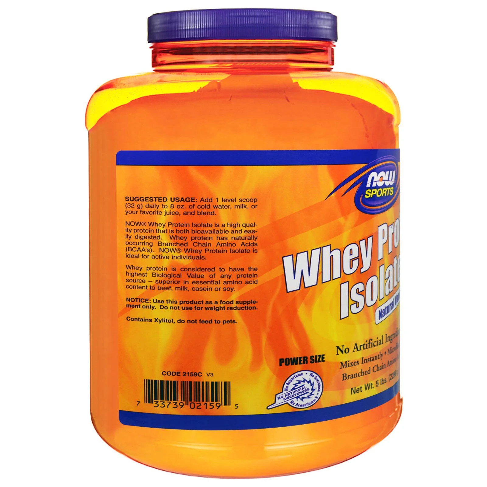 Foods Whey Protein Isolate Vanilla 5 Lbs Powder