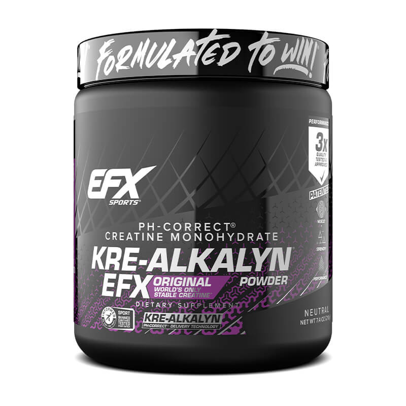 EFX SPORTS KRE ALKALYN POWDER pH-Correct Creatine Monohydrate Strength Muscle
