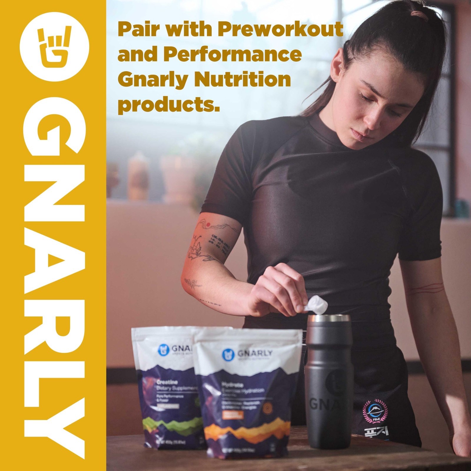 Gnarly Nutrition Chocolate Protein Powder Nsf Sport Certified 25G Protein