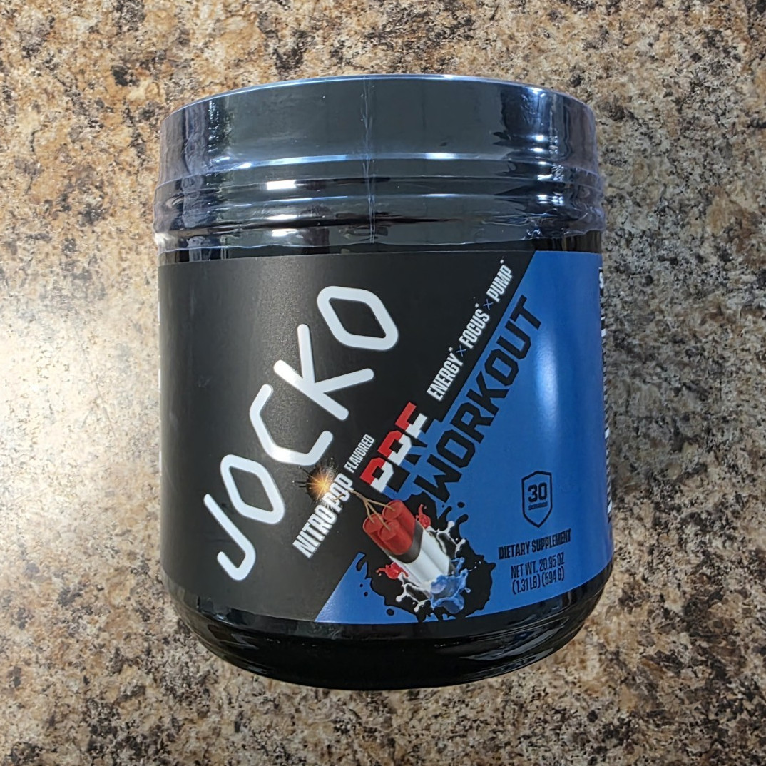 Jocko Fuel GO Pre-Workout Powder 13.11 oz 30 Servings w/ Caffeine