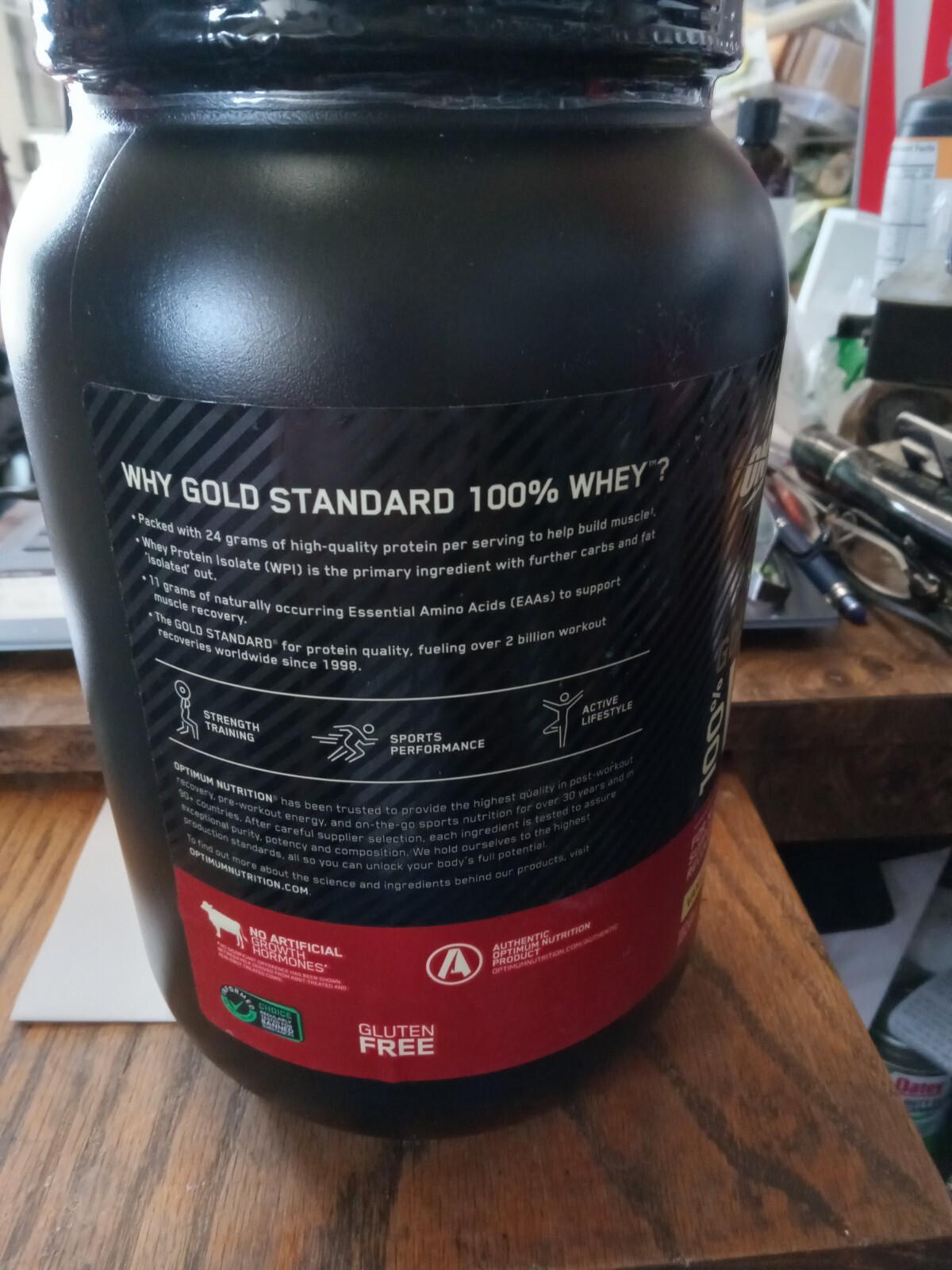 ON Optimum Nutrition Gold Standard 100% Whey Protein Powder 2Lb Double Chocolate
