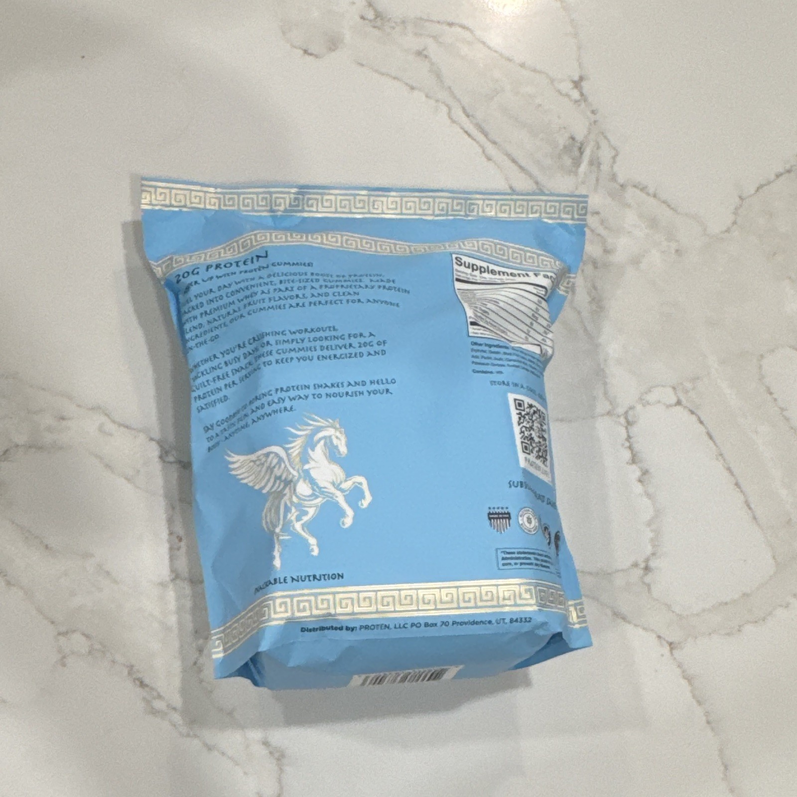 PROTĒN Whey Protein Gummies Strawberries ‘N Cream Zero Sugar 39.51 oz 28 Serv