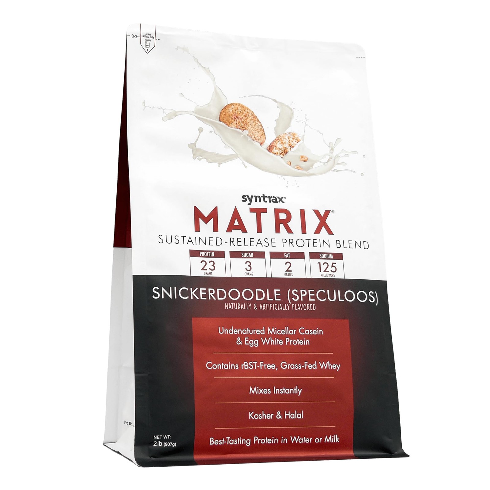 Sustained Release Protein Powder Blend 2Lb Ultrafiltrated Whey Casein Egg White