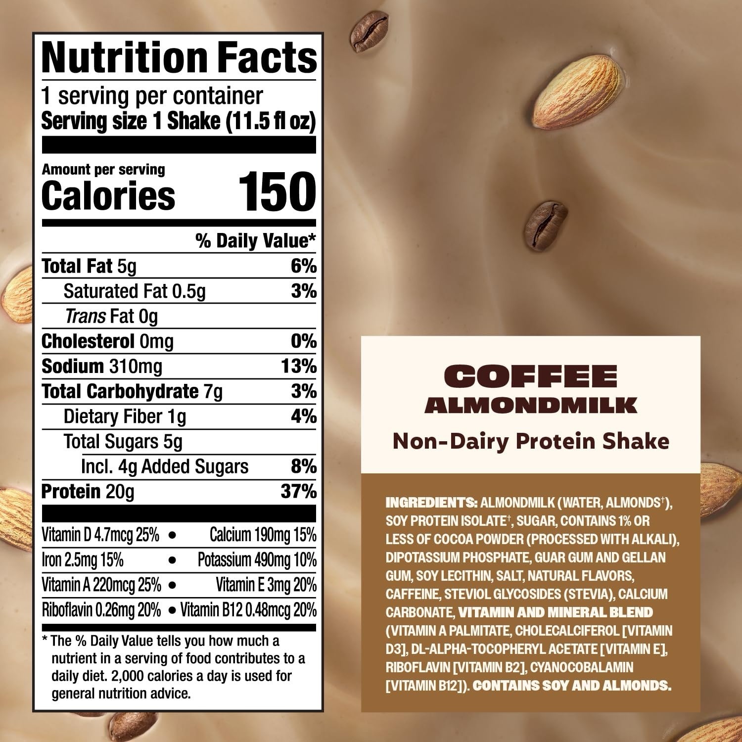 •*.Premier Protein Almondmilk, 11.5 fl oz, 12-pack, Coffee ☕️*.•