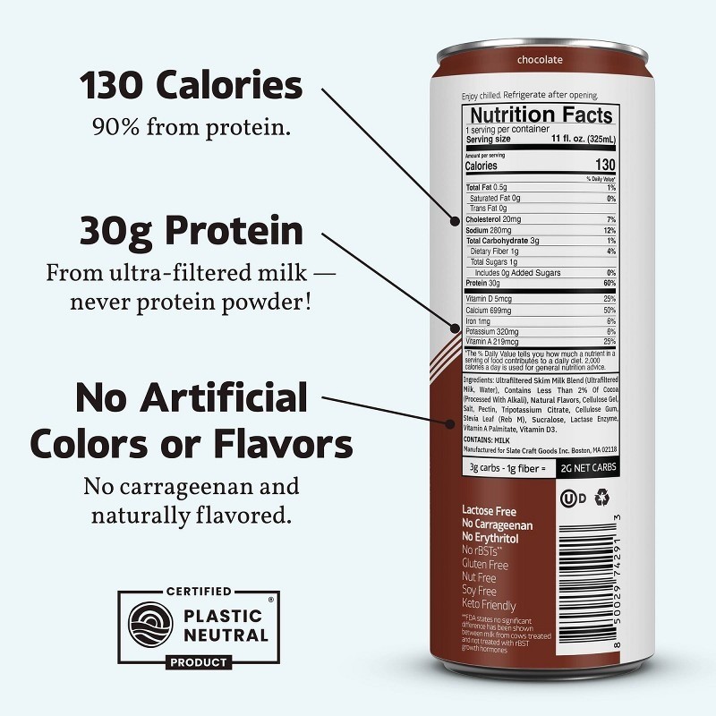 Chocolate Ultra 30g Protein Shake – 12pk/11 fl oz Can