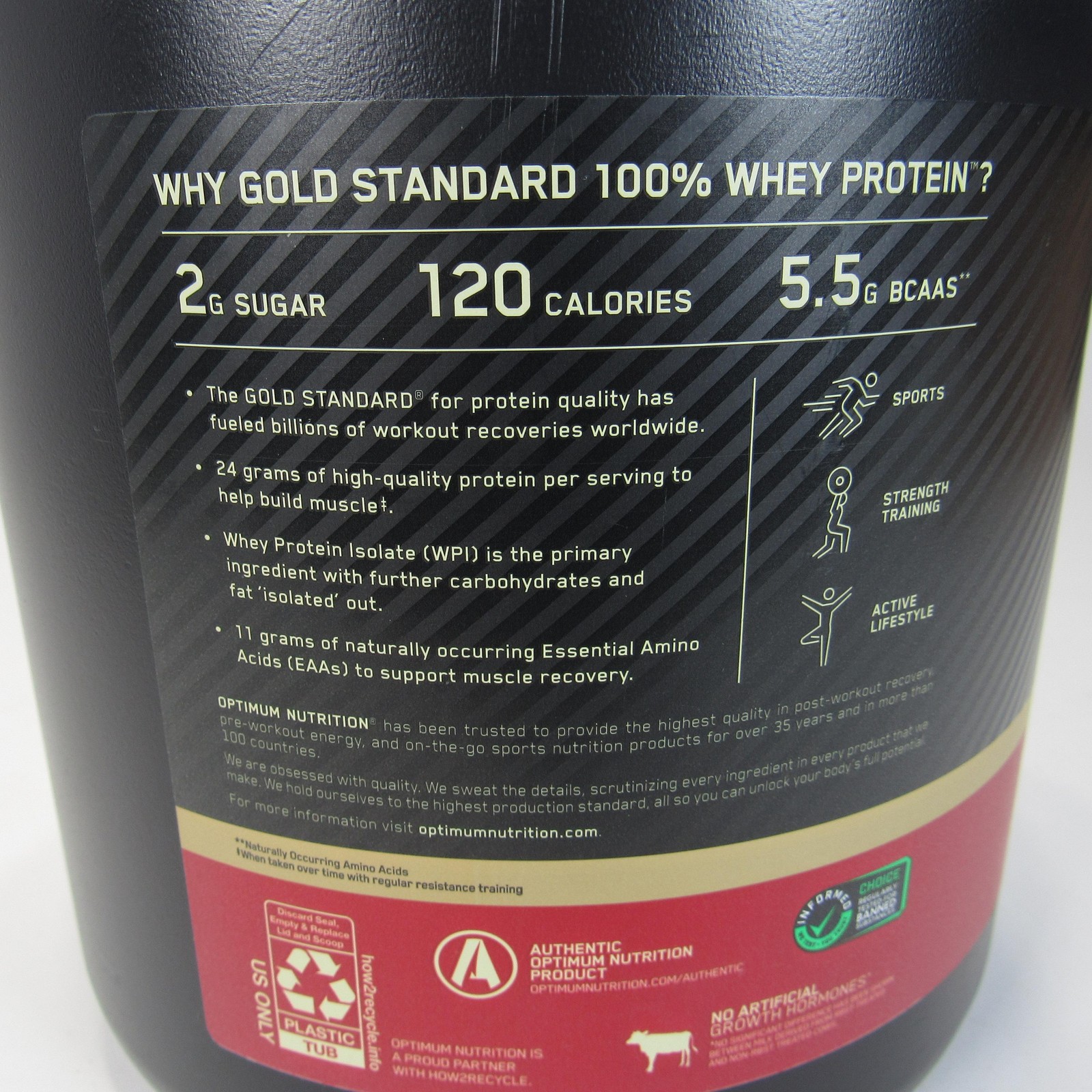 Optimum Nutrition Gold Standard 100% Whey Protein 5 Lb Extreme Milk Chocolate