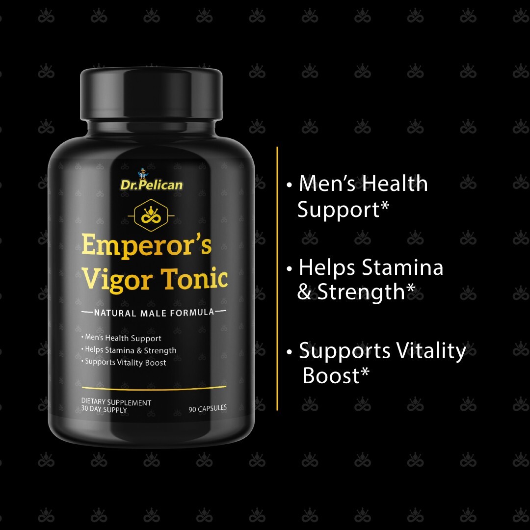 Emperors Vigor Tonic-Bodybuilding & Mens Health Support-12 Bottles-1080 Capsules