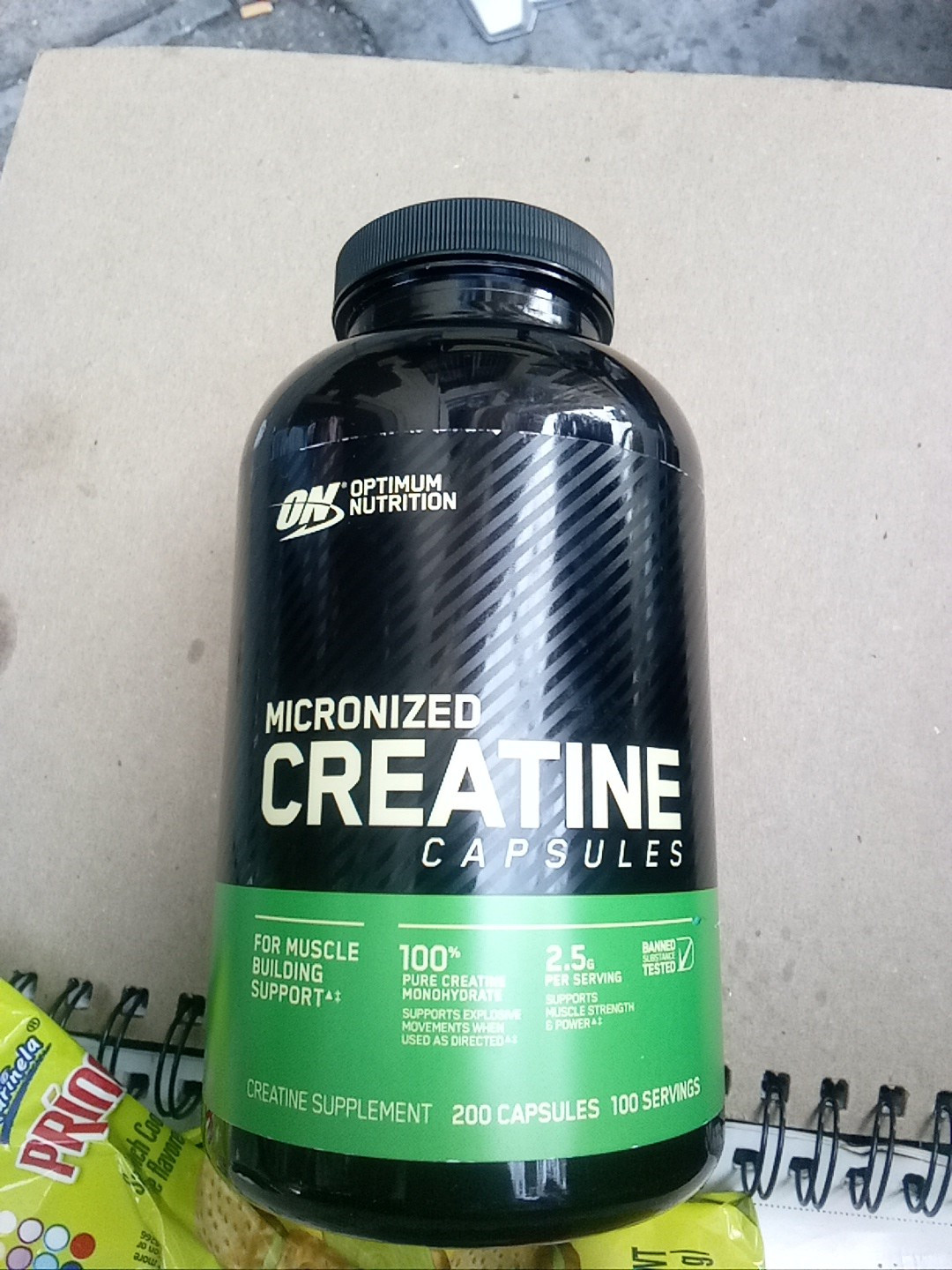 Optimum Nutrition Micronized Creatine – 100 Capsules