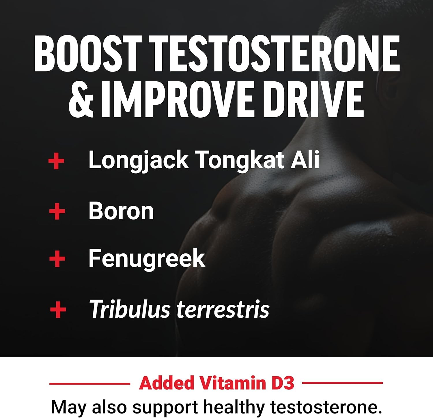 Force Factor Test X180 Gummies Testosterone Booster for 60 Count (Pack of 1)