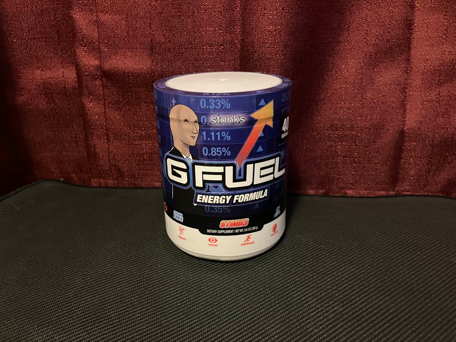 G FUEL Stonks Limited Edition (Blood Orange) Powder Energy GFUEL