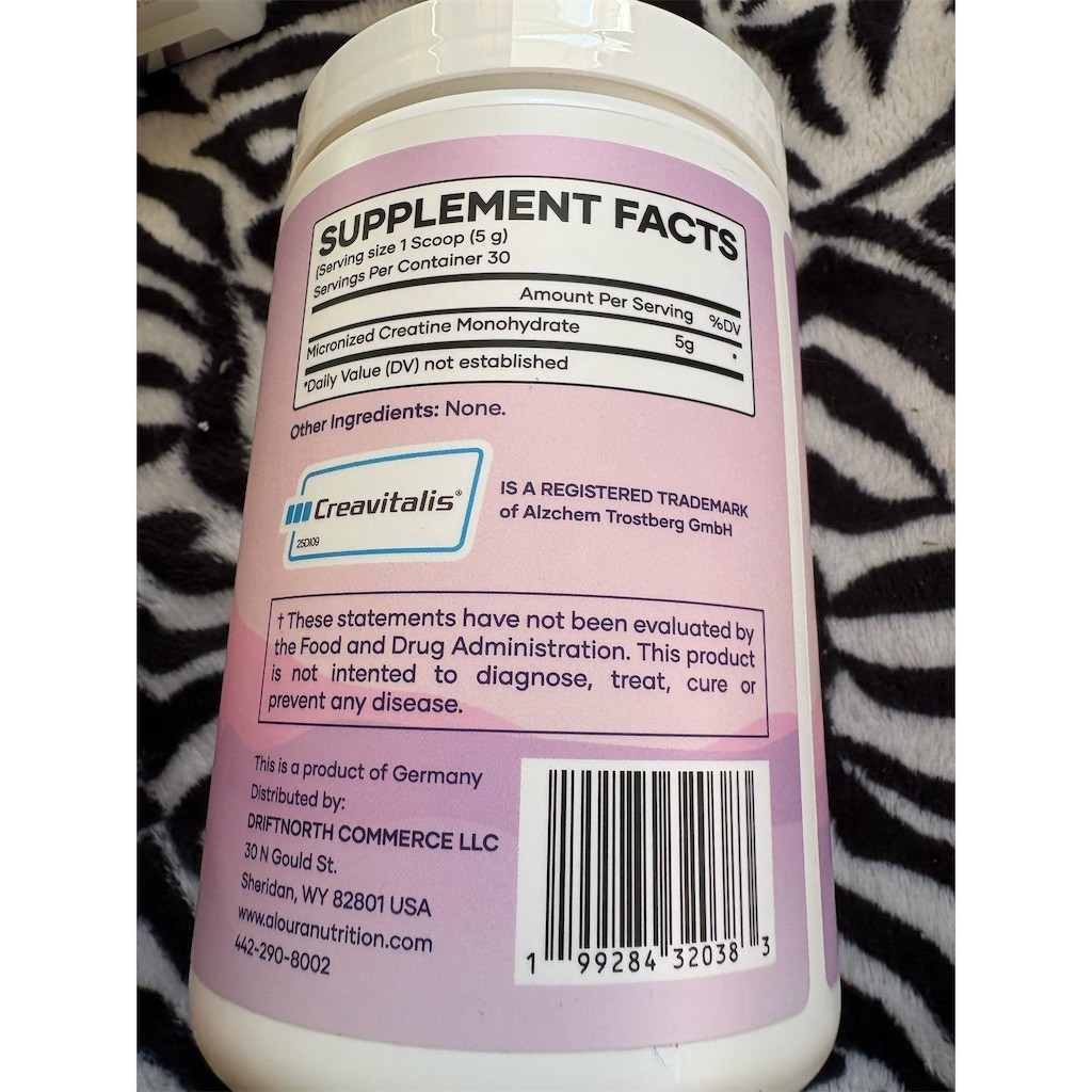 Alani Nu Balance Creatine Monohydrate Unflavored Powder 150g 30 Servings