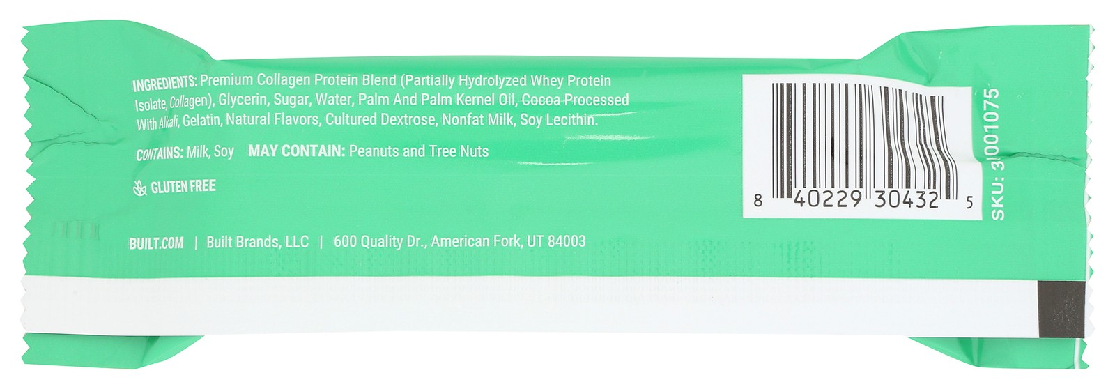 Built Puff Mint Chip Protein Bar 1.41 Oz Flavor 17G 12 Pack