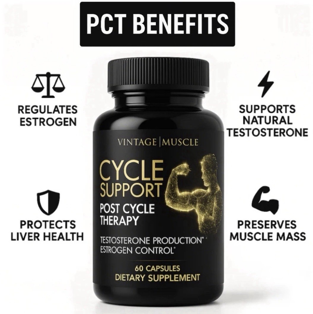 Cycle🔁Support Post Cycle Therapy 💊4 Test Production By Vintage Muscle💪🏛️