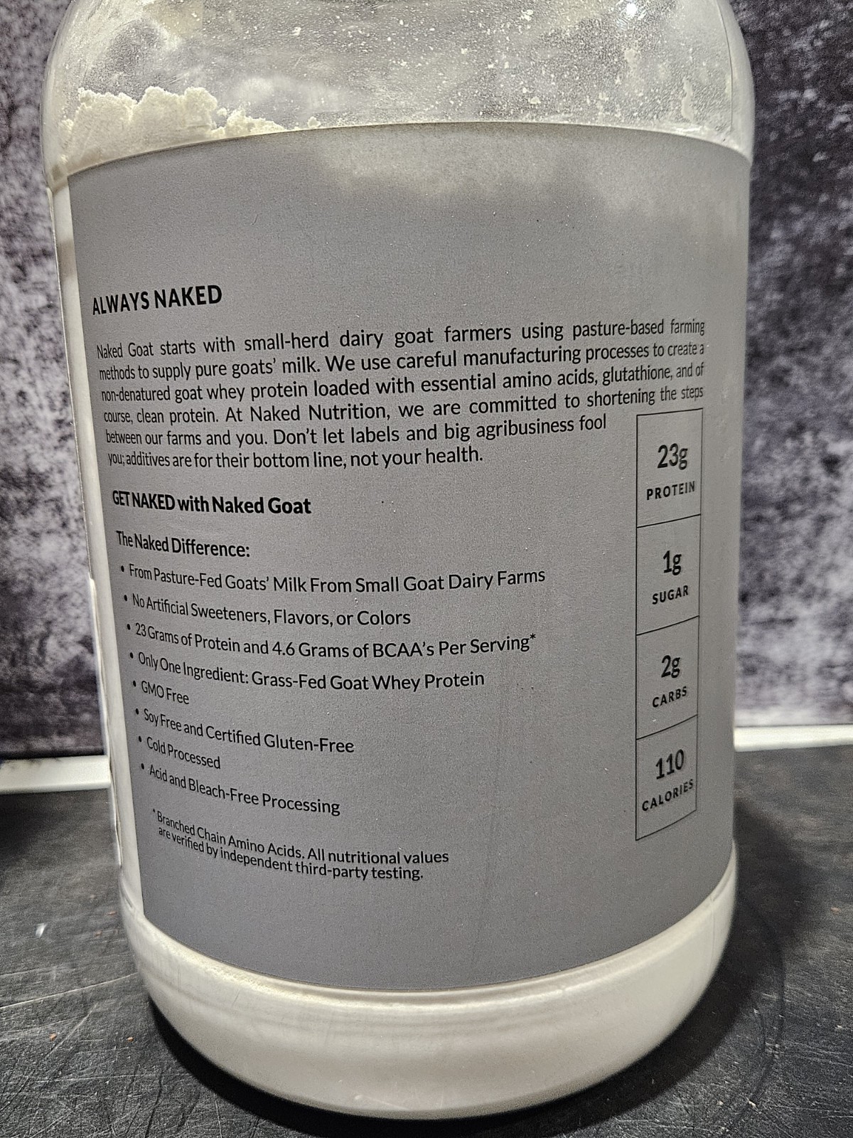 Naked Goat – 100% Pasture Fed Goat Whey Protein Powder from Small-Herd Wisconsin