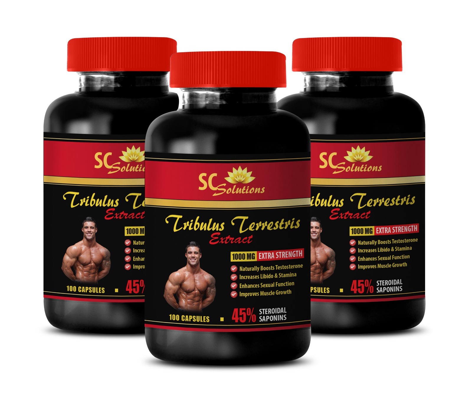 tribulus capsules – TRIBULUS TERRESTRIS 1000mg – muscle explosion (300 Capsules)