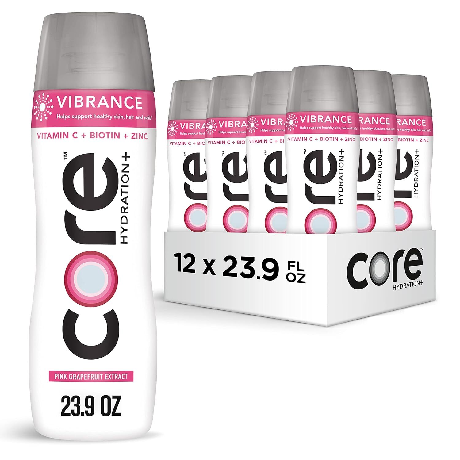 Core Hydration Plus Vibrance Drink Pack Of 12 23.9 Fl Oz With Nutrients”