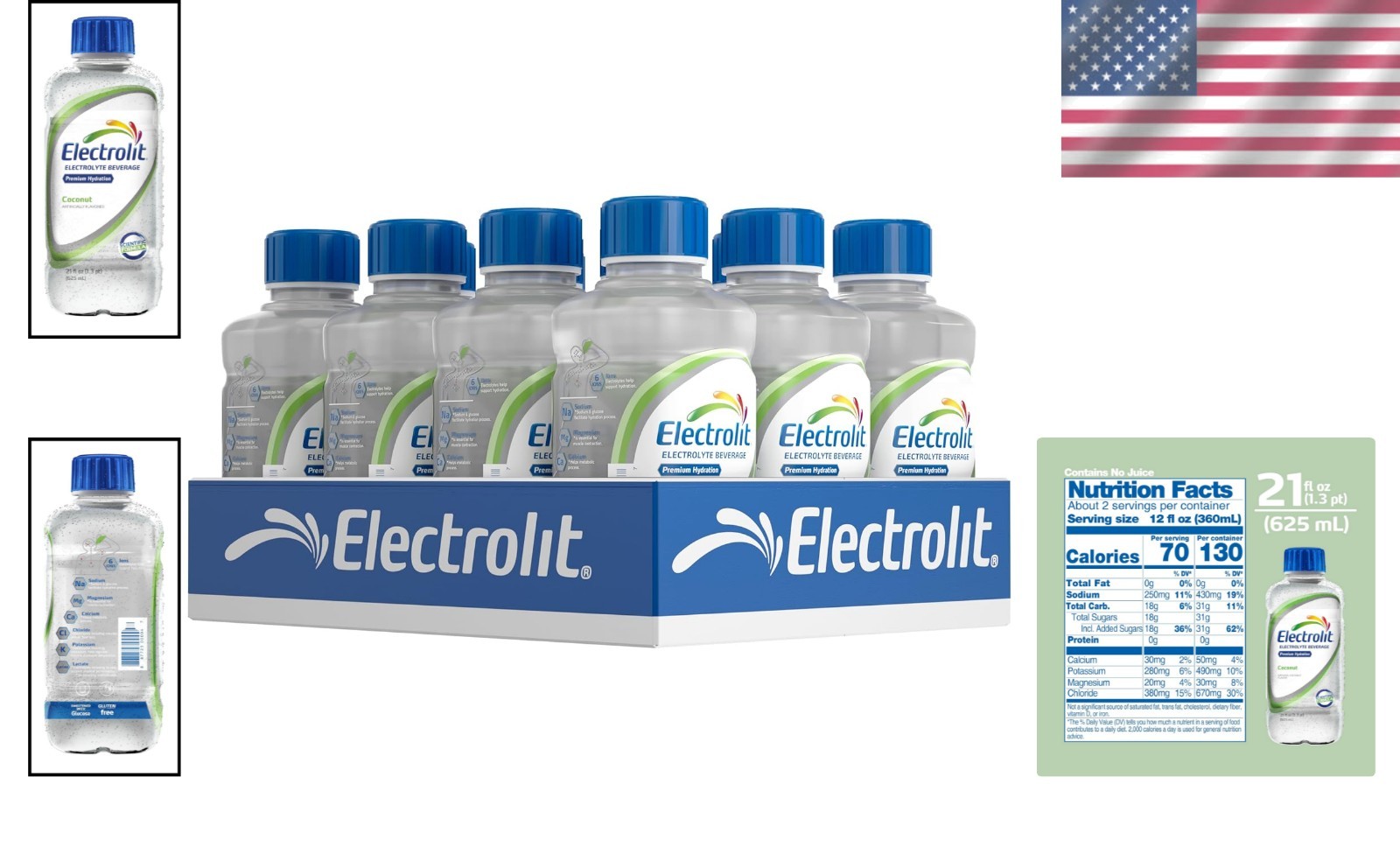 12-Pack Coconut Electrolyte Drink – Hydration Support for Active Lifestyles