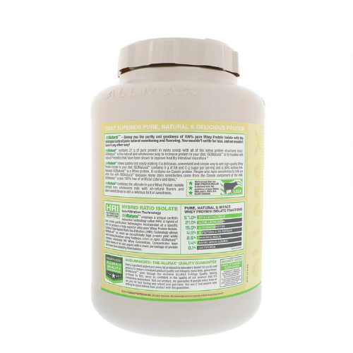 ISONatural™, Whey Protein Isolate, Vanilla, 5 lbs (2.27 kg)