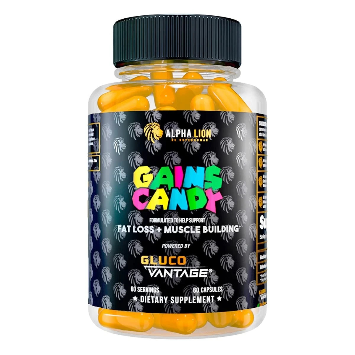 ALPHA LION Gains Candy, Supplement Pills That Support Weight Loss, Muscle Bui…