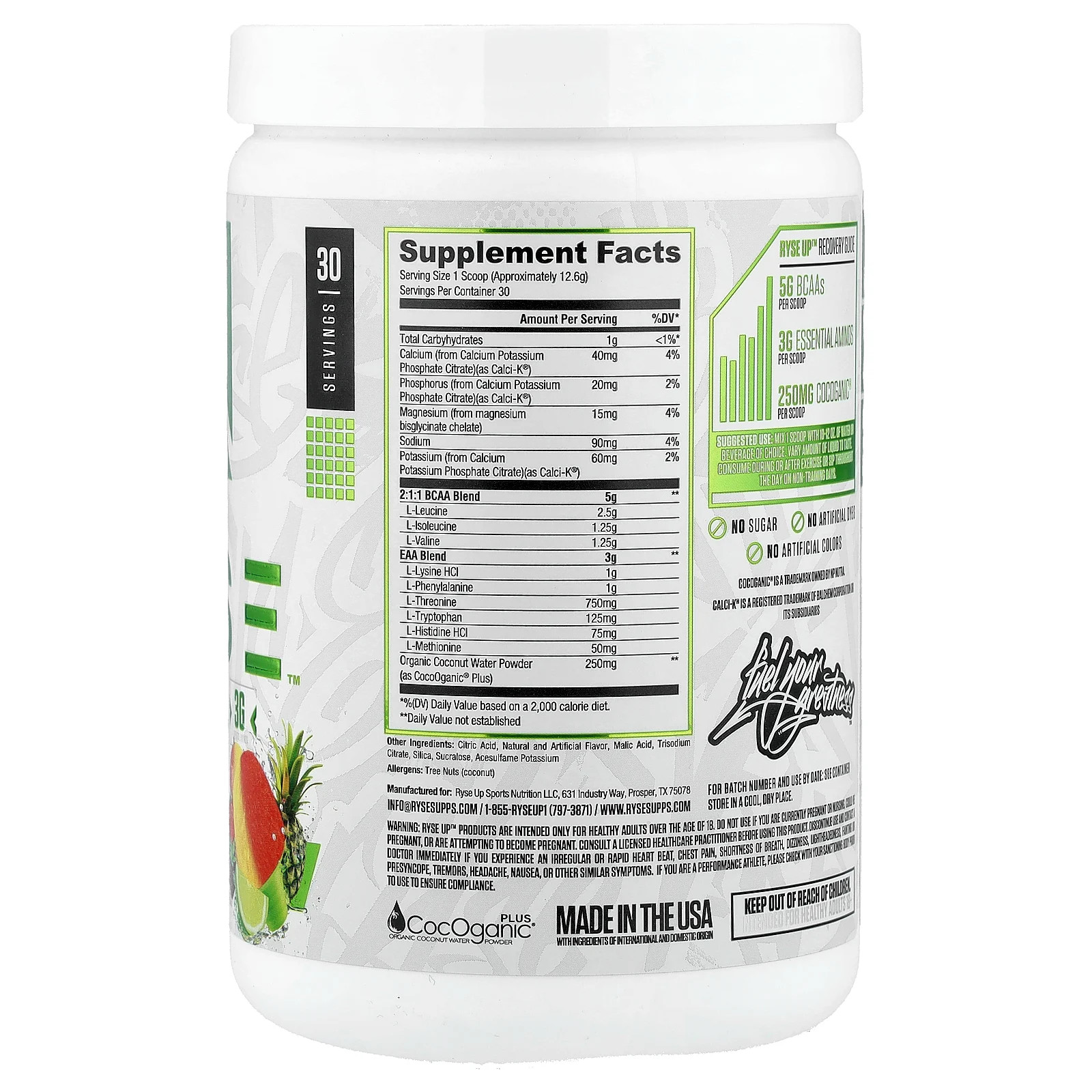 BCAA / EAA, Tropical Snocone, 13.3 oz (378 g)