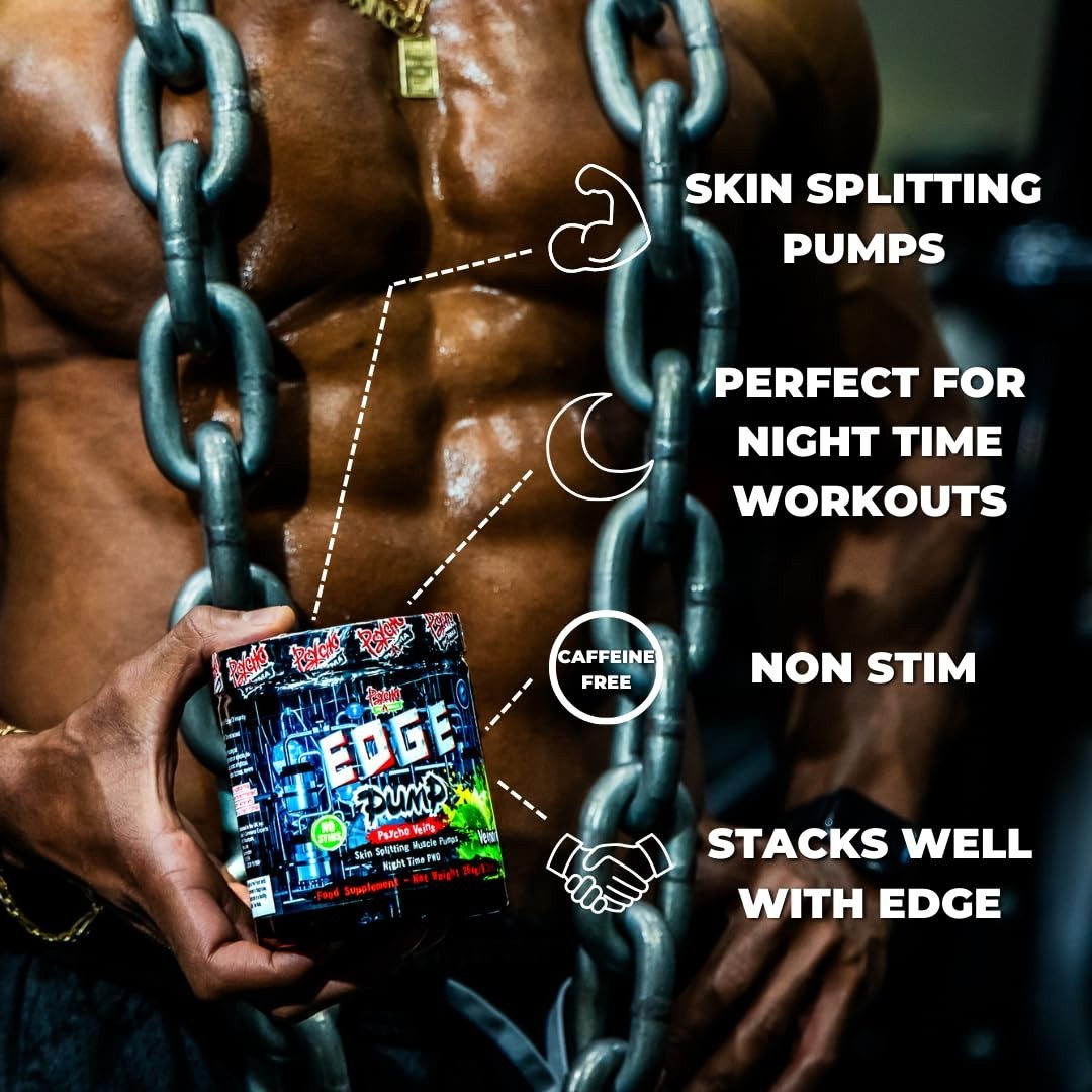 Nitric Oxide Pump Formula – Max-Dose NO Boosters for Extreme Muscle Pumps – Stim
