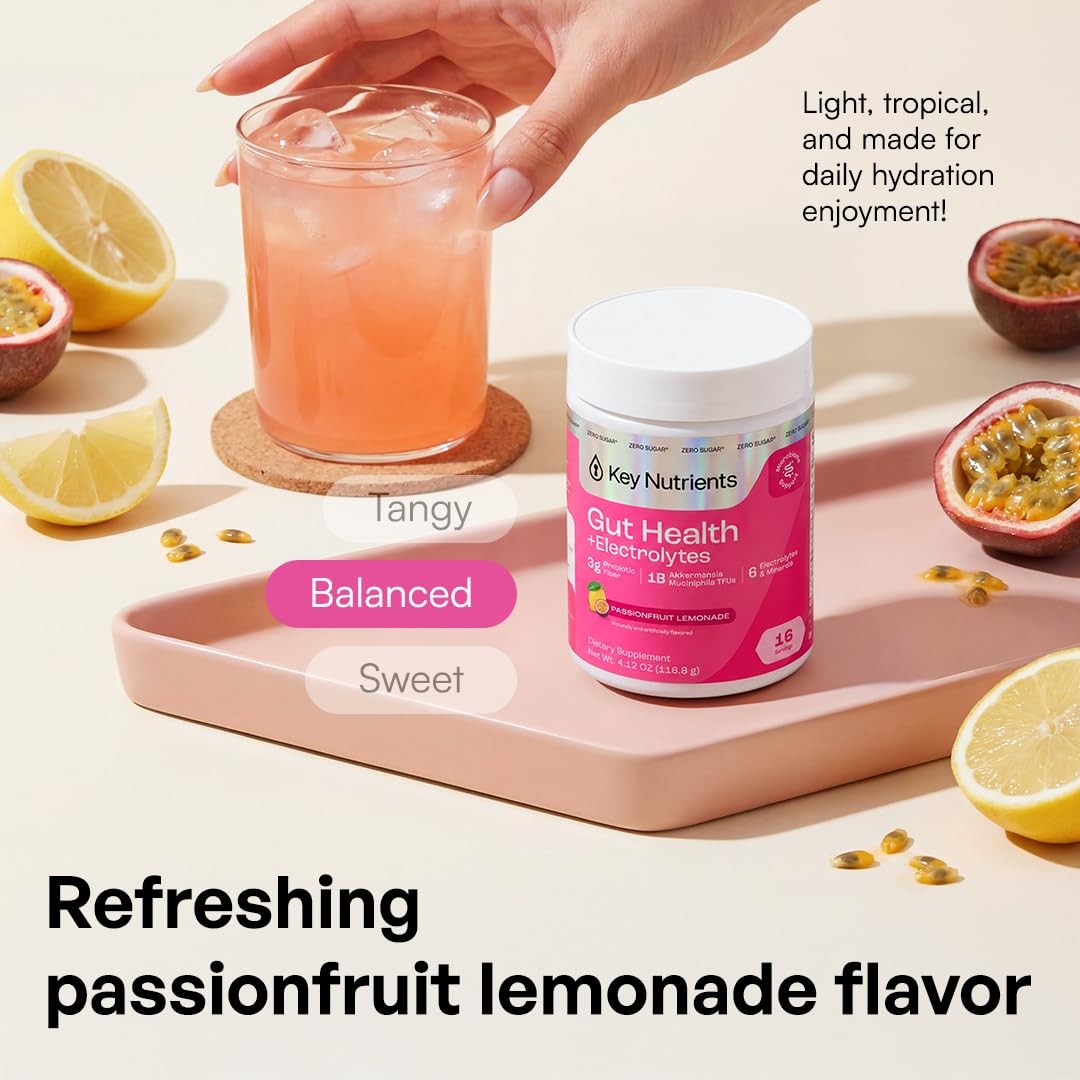 KEY NUTRIENTS Electrolytes Powder No Sugar – Passionfruit 16 Servings