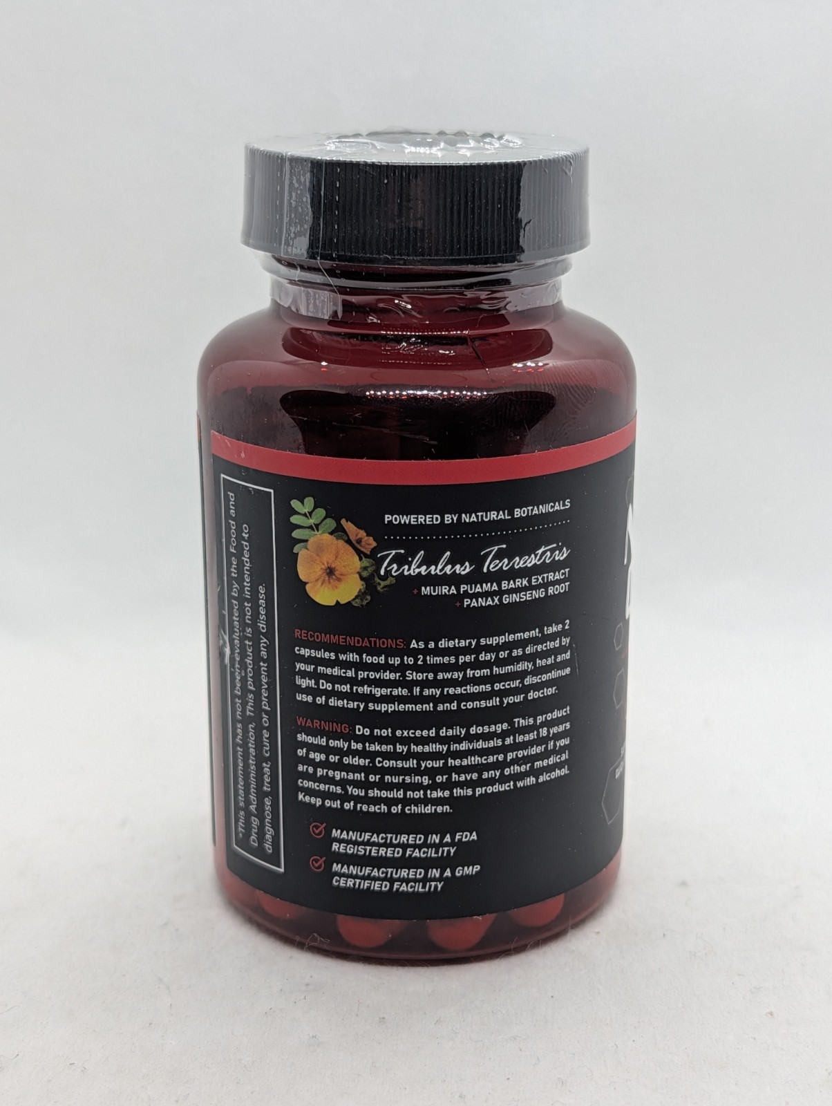 Nitric Oxide Natural Booster Supplement L-Arginine, L-Citrulline 1500mg 60ct New