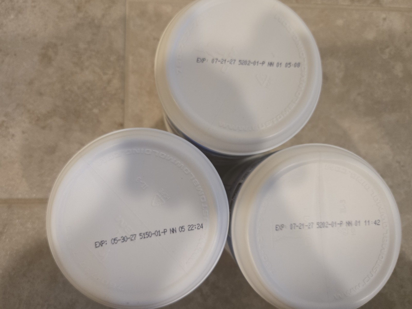 Set of 3 Orgain Organic Simple Vegan Protein Powder, Vanilla 20 oz Containers