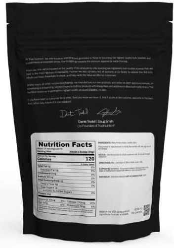 True Nutrition Whey Protein Isolate Powder – Cold-Filtered, 30g Protein per S…