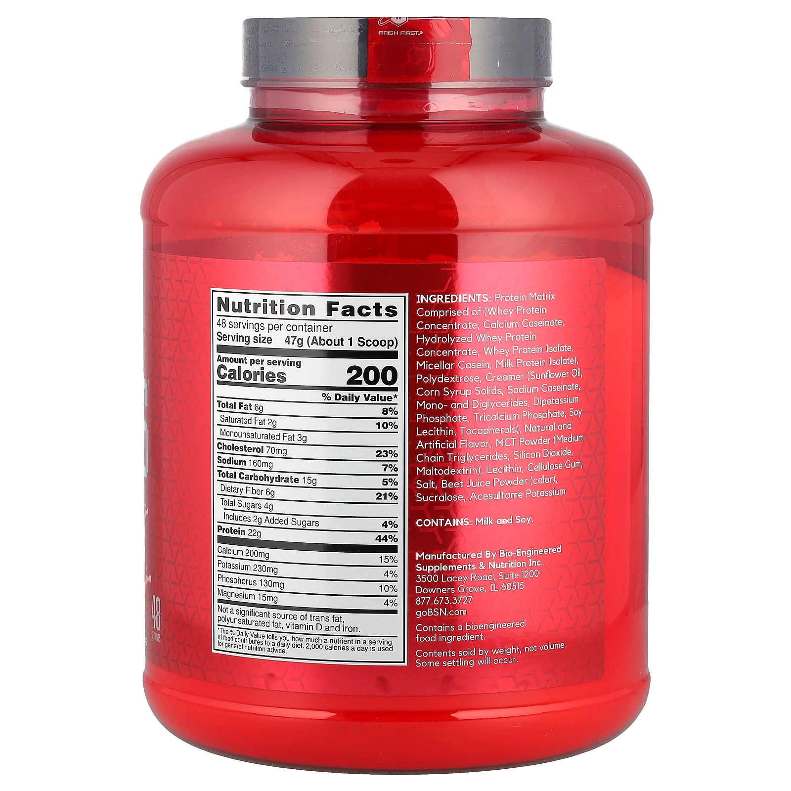 Syntha-6, Ultra Premium Protein Matrix, Strawberry Milkshake, 5 lbs (2.27 kg)