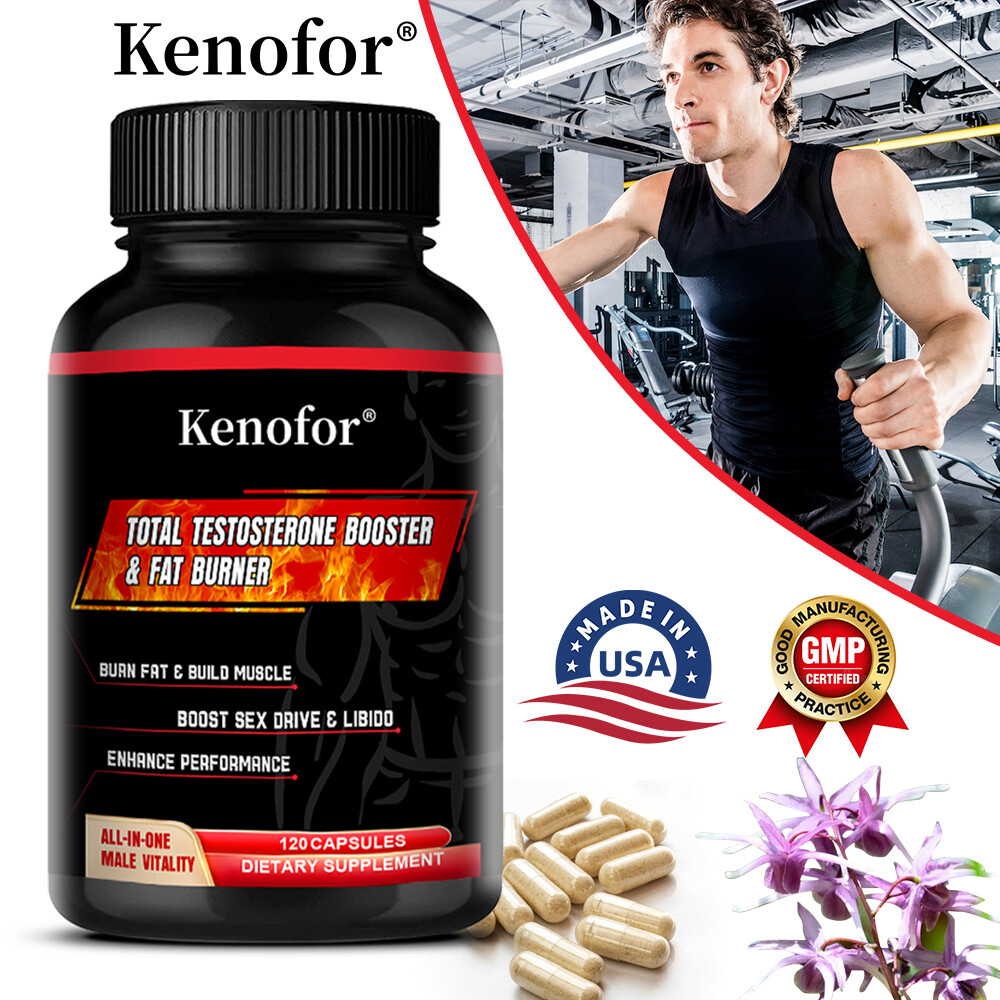 Total Testosterone Booster And Fat Burner – Boosts Muscle Strength And Endurance