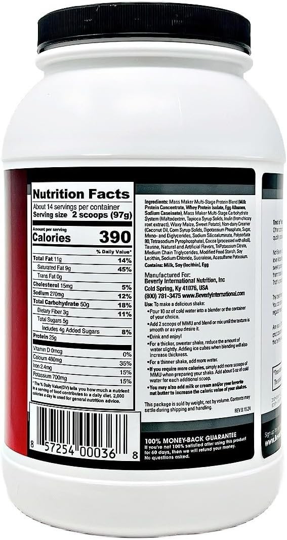 Beverly International Mass Maker Ultra Delicious Chocolate 3pd (EXPIRES 09/26)