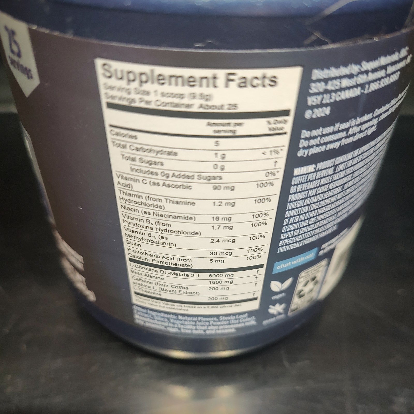 Vega Mango Passionfruit Pre-Workout Energy Supplement 8.4 Oz. Powder 01/2027 NEW