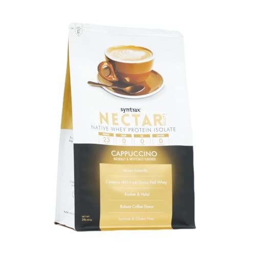 Syntrax Nectar Lattes 2lb Whey Protein Isolate – Cappuccino Coffee Flavor