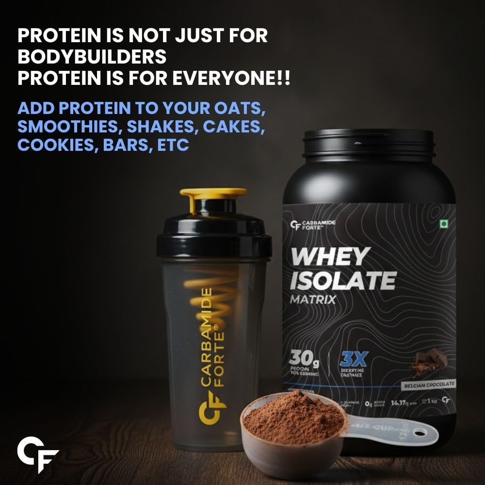 Whey Isolate Protein Powder | 30g Protein | Belgian Chocolate Flavour -1kg