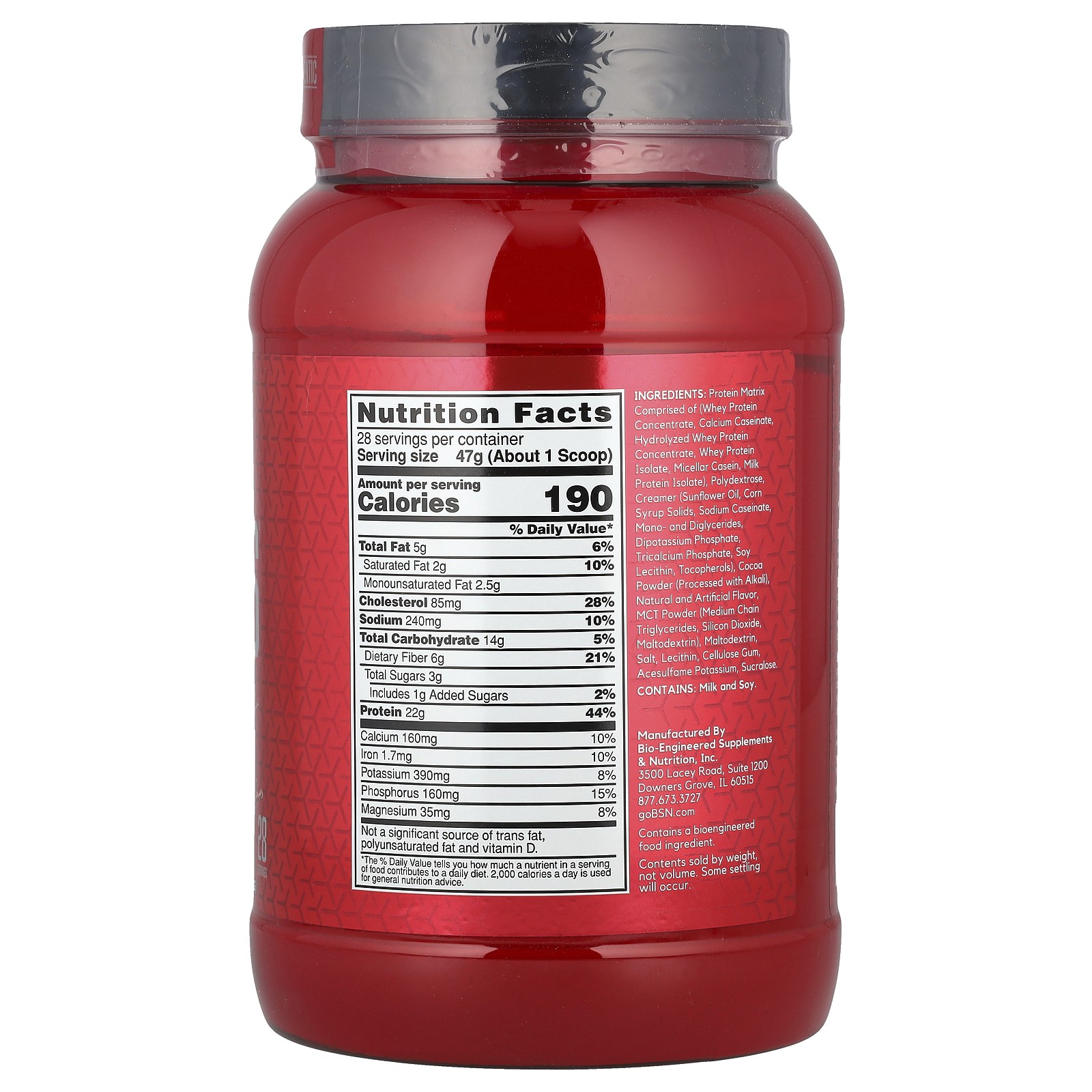Syntha-6, Ultra Premium Protein Matrix, Chocolate Milkshake, 2.91 lb (1.32 kg)