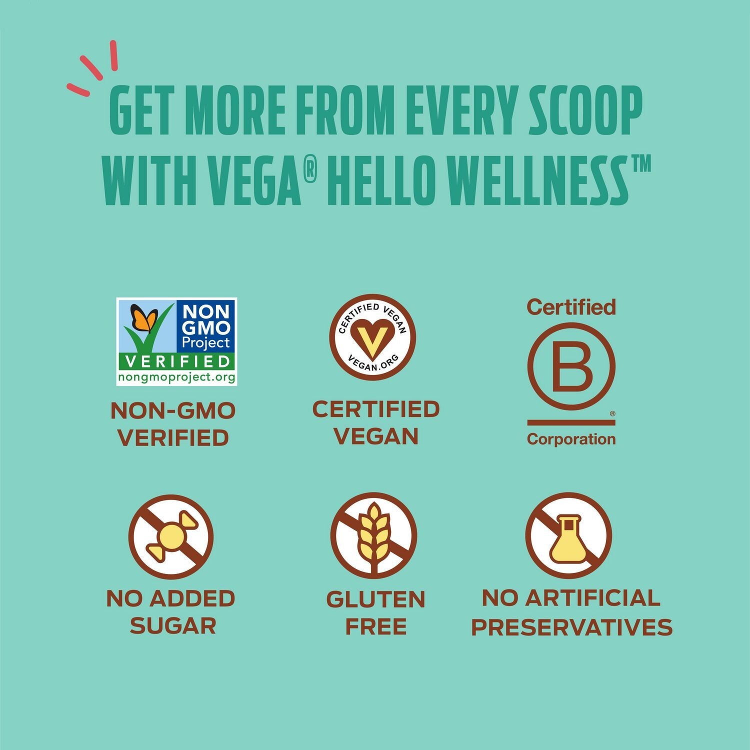 Vega Hello Wellness You’ve Got Guts Protein Powder 14 Serve 405 g, Exp:2027/01