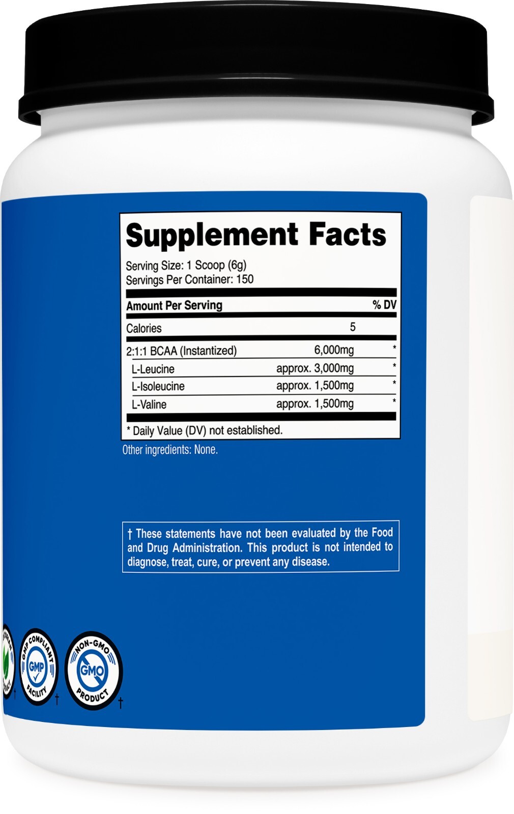 Nutricost BCAA Powder (Unflavored) 150 Servings – Branched Chain Amino Acids