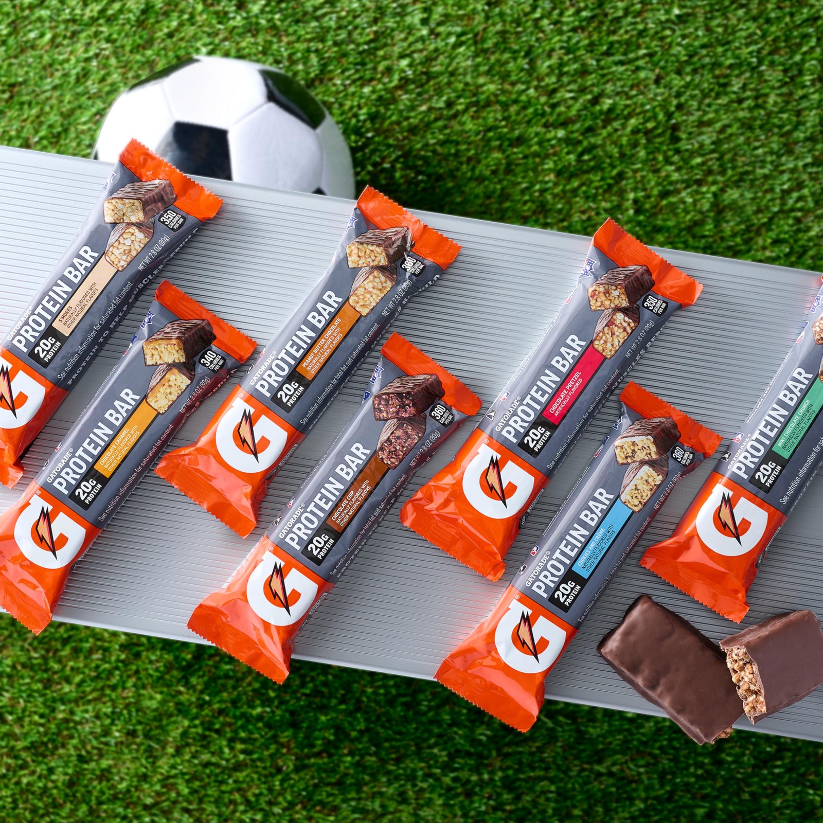 Gatorade Whey Protein Bars, Mint Chocolate Crunch, 2.8 Ounce (Pack of 12)