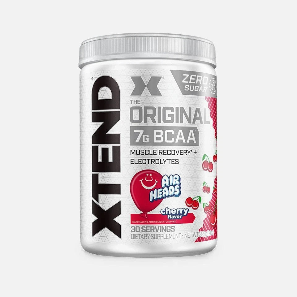 XTEND ORIGINAL 7g BCAA Cherry Air Heads Muscle Recovery +Electrolytes Zero Sugar