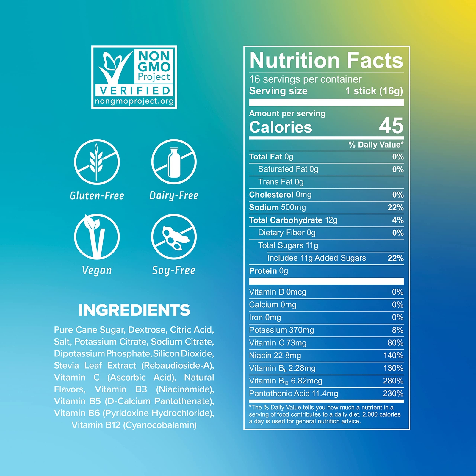 Liquid I.V. Hydration Multiplier – Tropical Punch – Hydration Powder 16 Packets