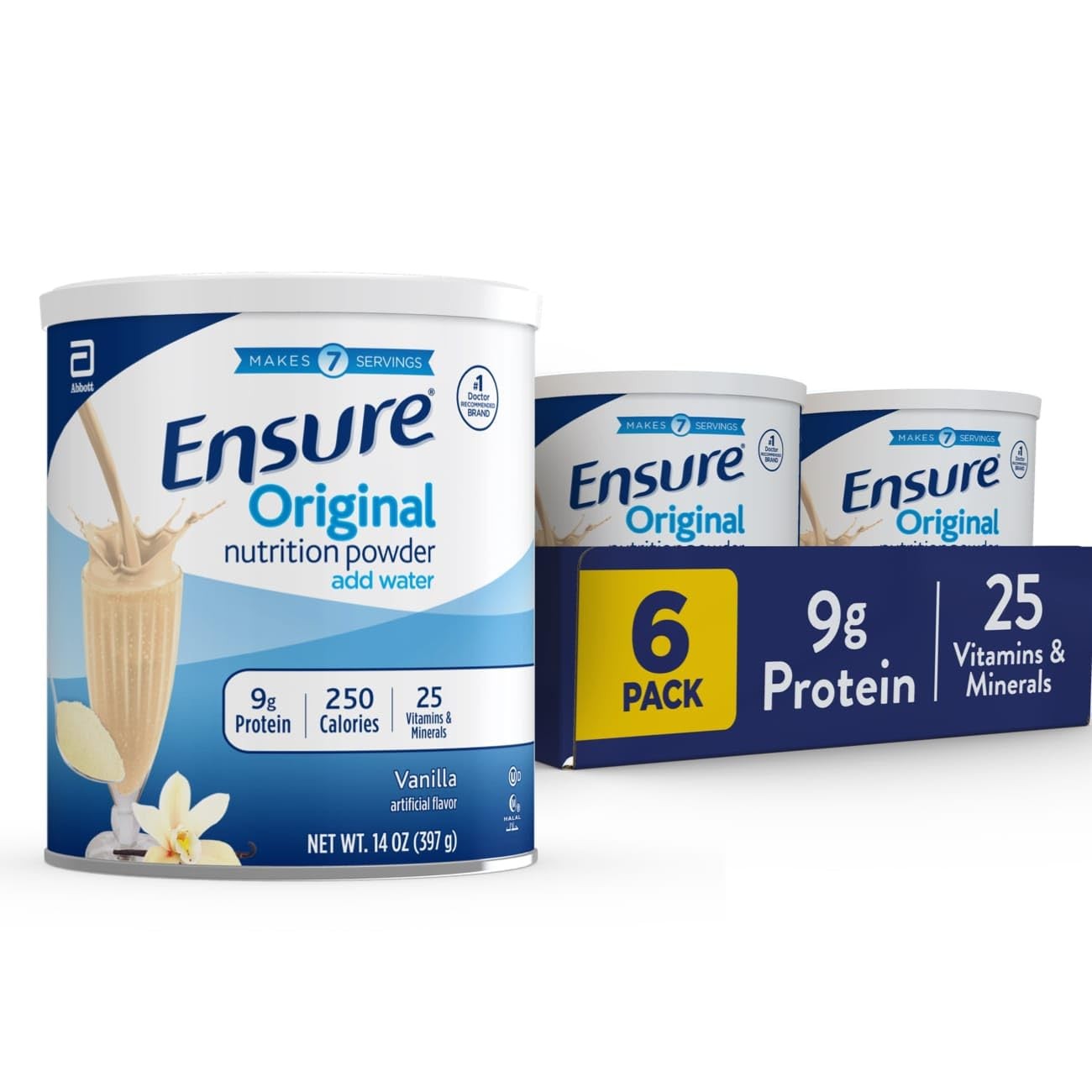 Ensure Original Vanilla Nutrition Powder Vanilla Protein Powder Small Meal