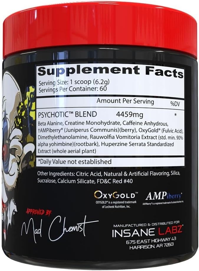 DMAE Pre-Workout Supplement 60 Servings//