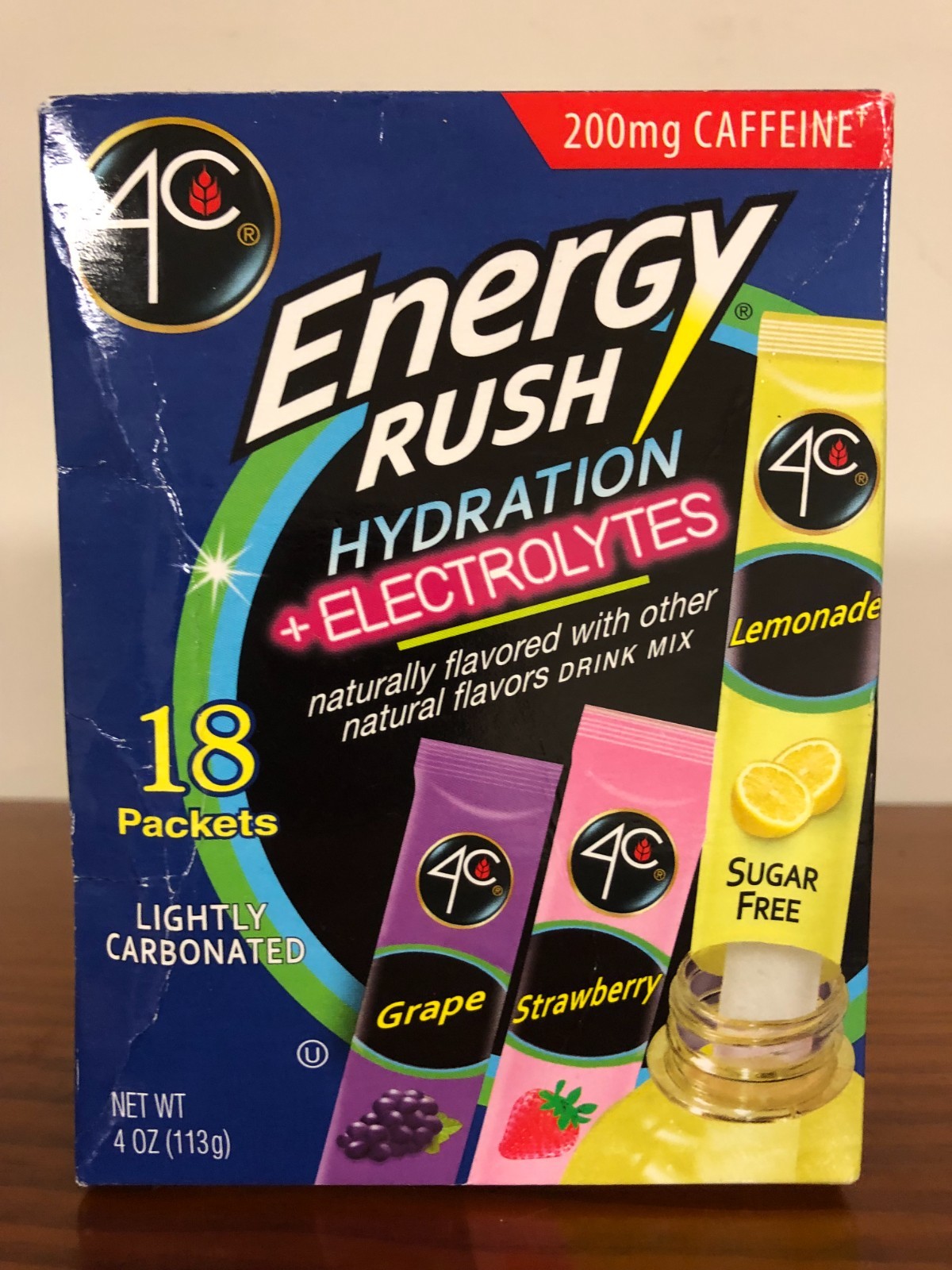 4C Variety Pack Energy Rush Hydration Electrolytes Exp 5/1/27