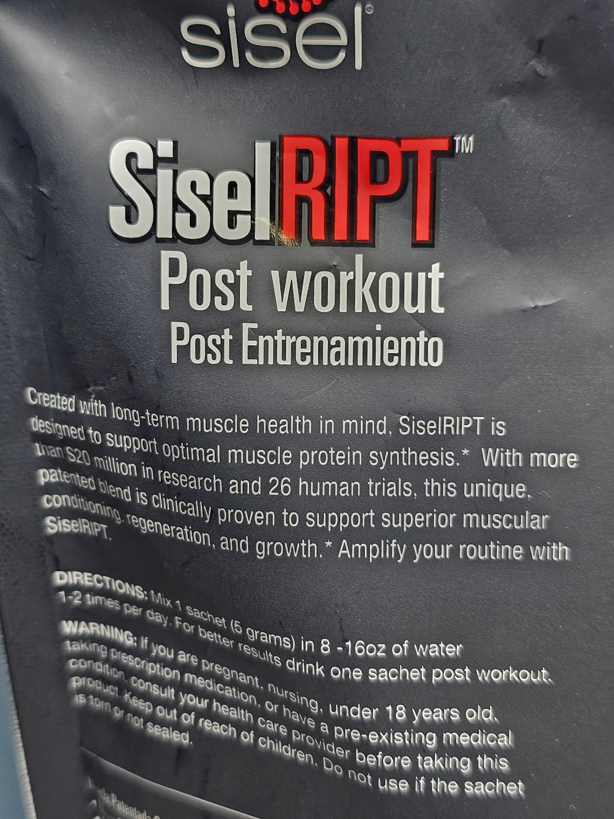 Sisel Ript SiselRipt Post Workout Lemon Berry 30 Sachets – Exp 3/28 – New Sealed